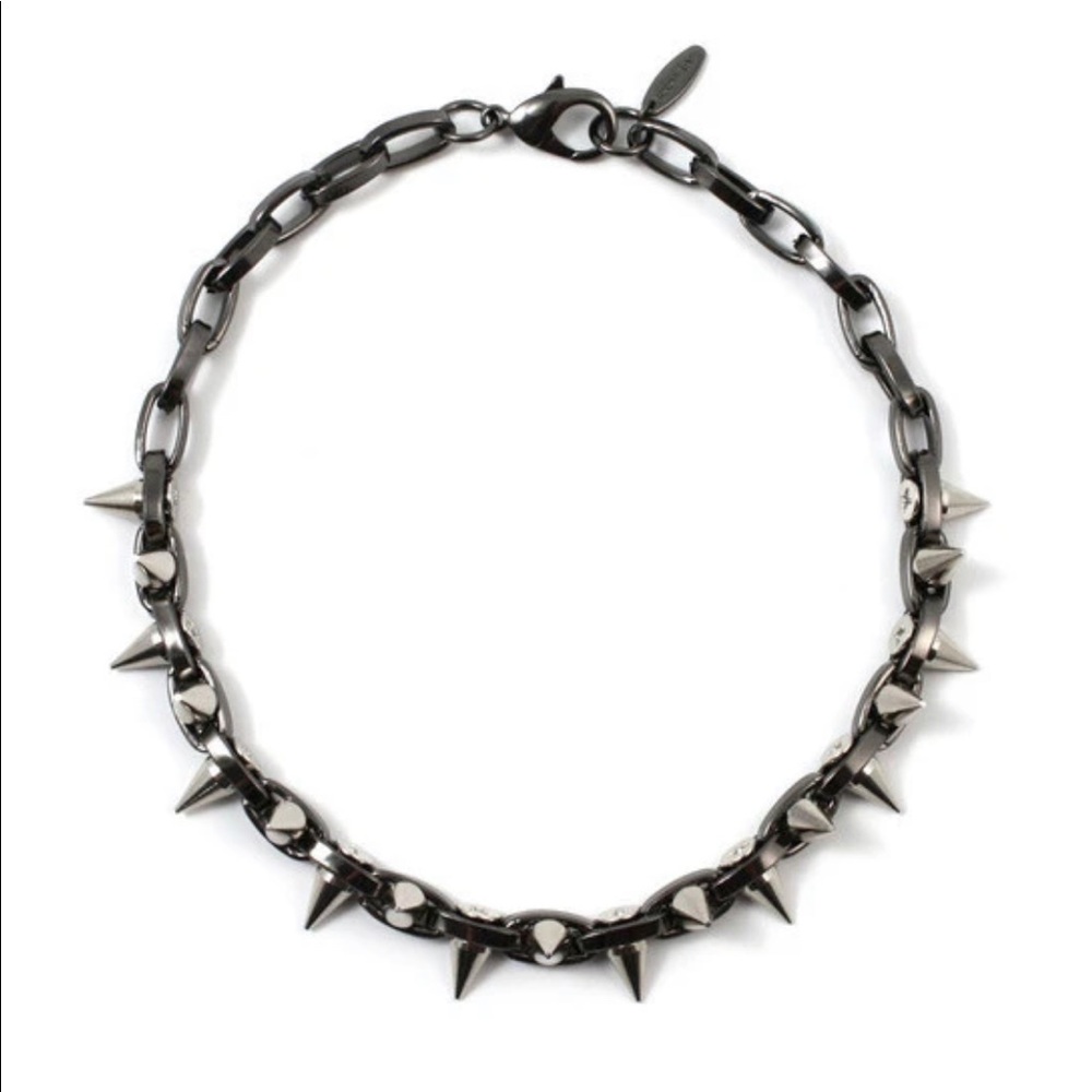 Joomi Lim Double Row Spike Choker